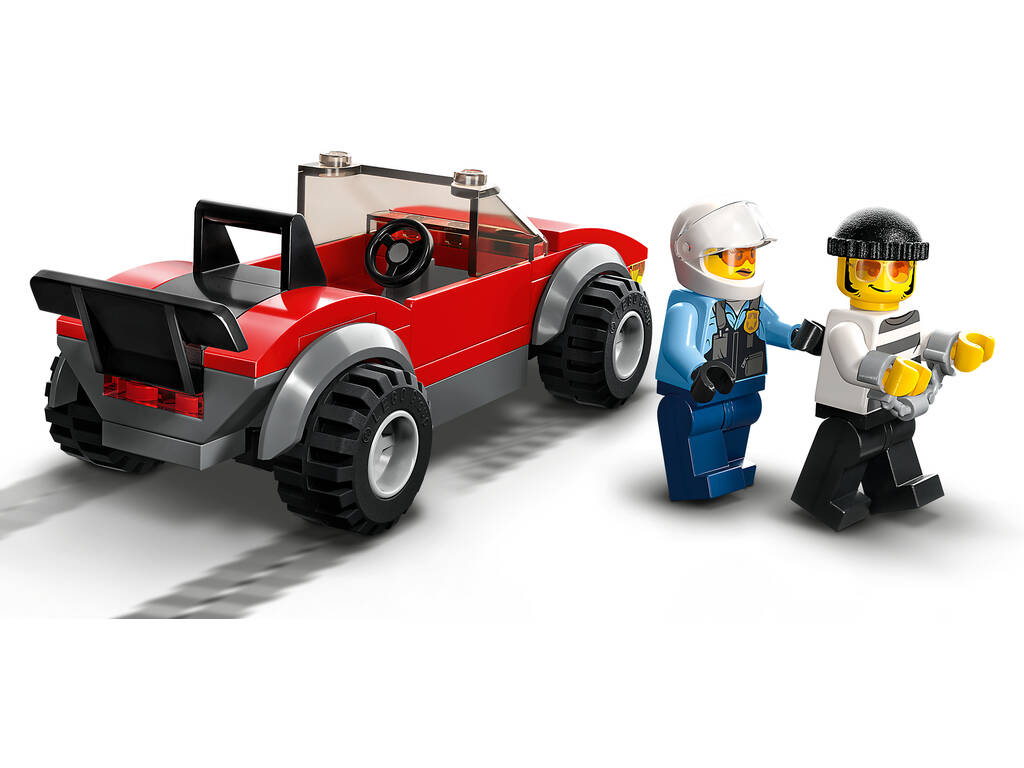 Lego City Police Moto della Polizia e Auto per la fuga 60392