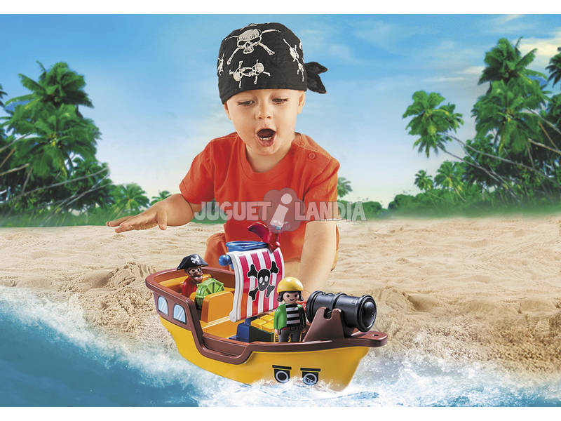 Playmobil 1,2,3 Piratenschiff 9118