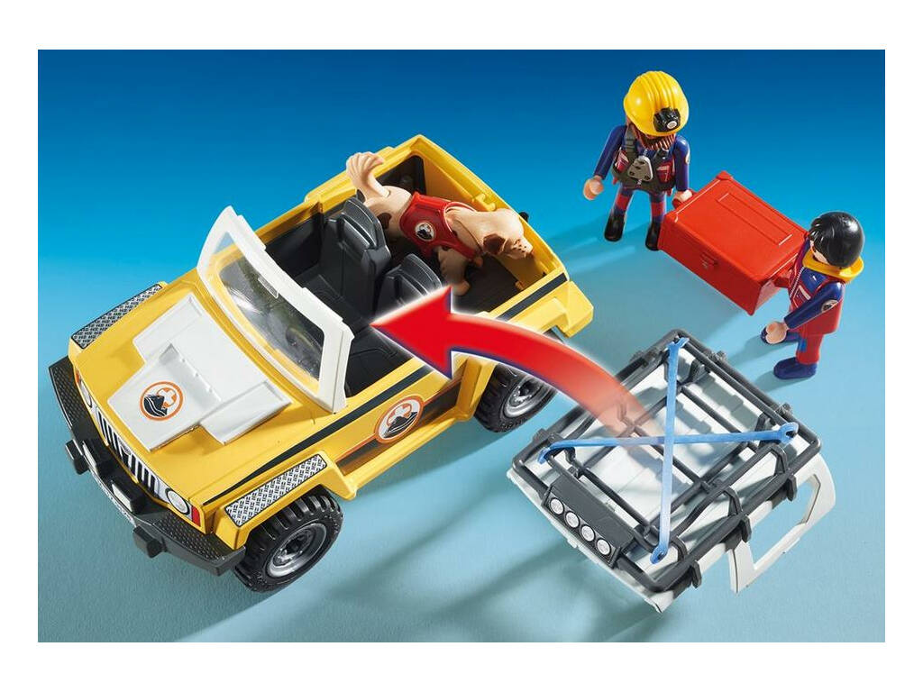 Playmobil Vehículo De Rescate De Montaña 9128