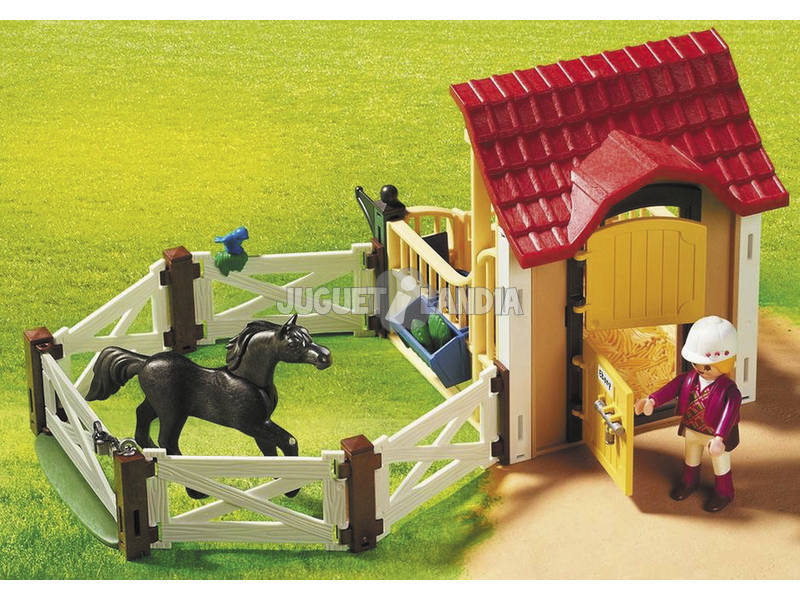 Playmobil Cavalo Árabe Com Estábulo 6934