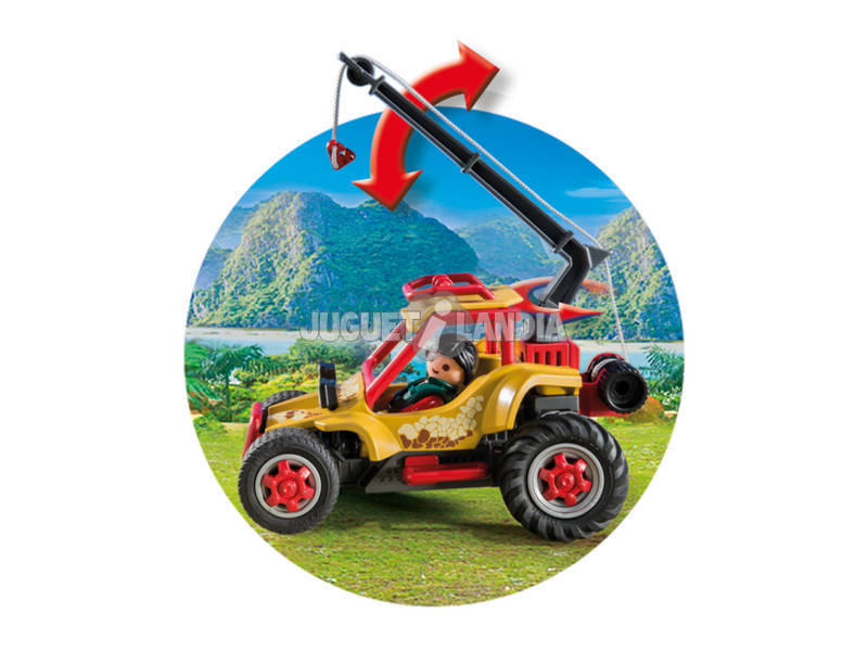 Playmobil Veículo Explorador com Estegossauro 9432
