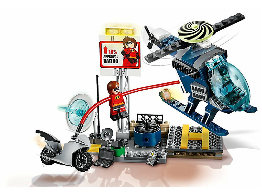 Lego Juniors The Incredibles 2 Chase para os telhados de Elastigirl 10759