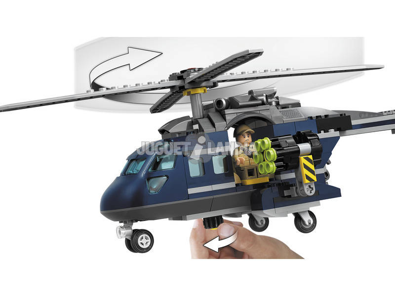 Lego Jurassic World Verfolgung im Helikopter 75928