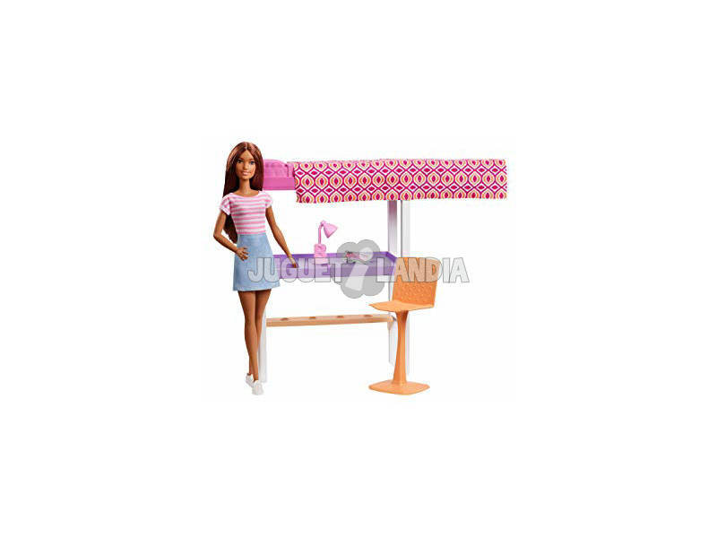 Barbie Conjuntos Mobiliario y Muñeca Mattel DVX51