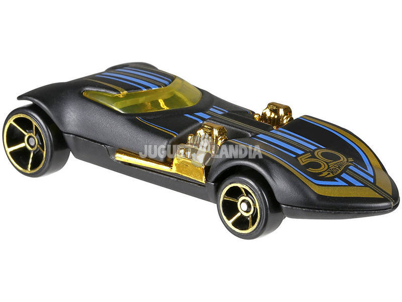 Hot Wheels Veículos Dourados 50 Aniversário Mattel FRN33