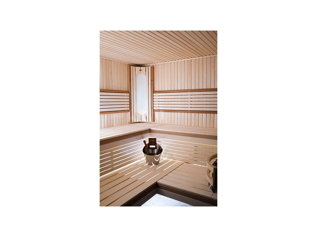 Kit Sauna : Seau, Louche, Higromètre et Thermomètre