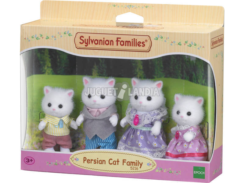 Família Sylvanian de gatos persas época para imaginar 5216