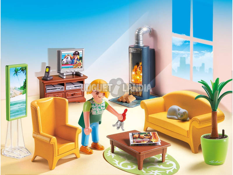 Playmobil Salon avec cheminée