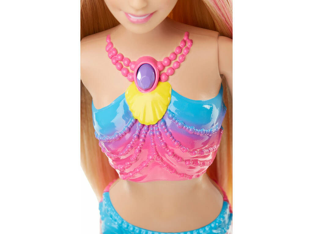 Barbie Sirena Luces De Arcoiris Mattel DHC40