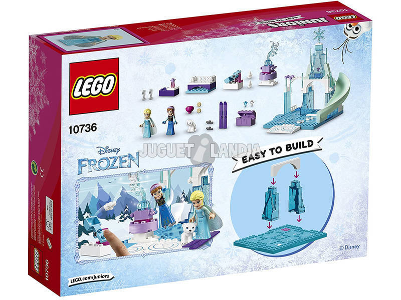 Lego Juniors Zona de Juegos Invernal de Anna y Elsa 10736