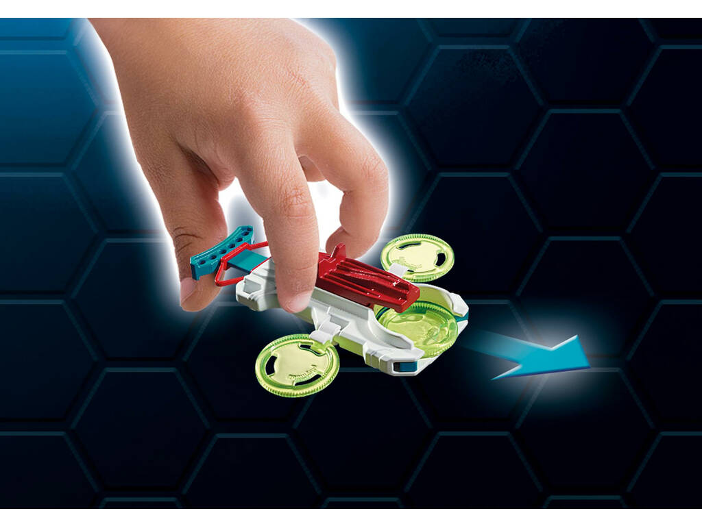 Playmobil Fulgurix con Agente Gene 9002
