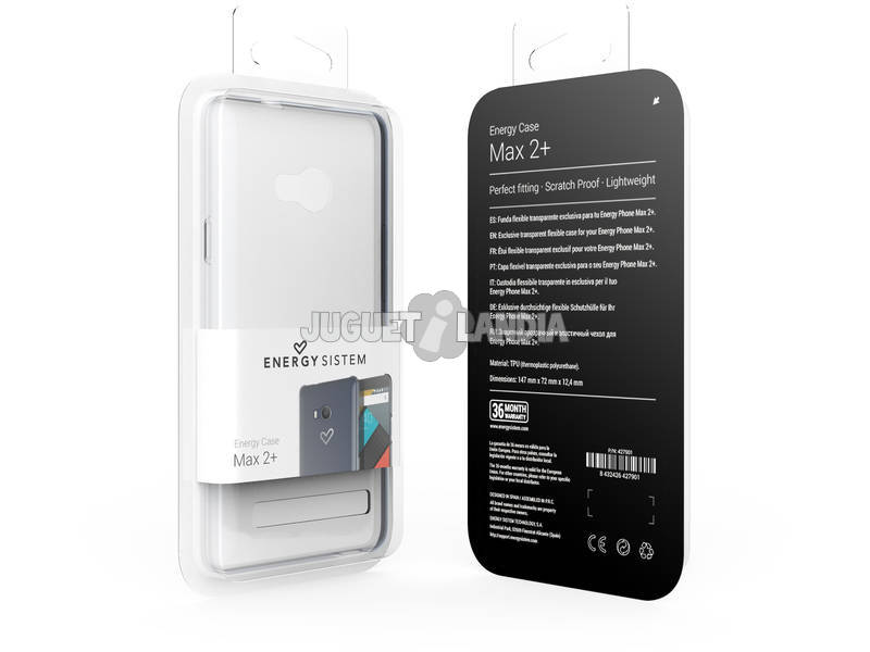Funda Para Energy Phone Max 2 Plus Case Transparent