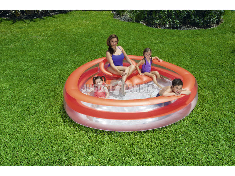 Aufblasbares Schwimmbecken 232x229x63 cm.Familien-Funday-Lounge