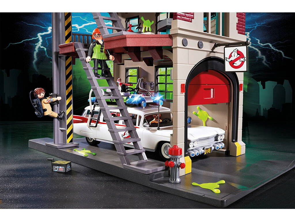 Playmobil Cuartel Parque de Bomberos Ghostbusters 9219