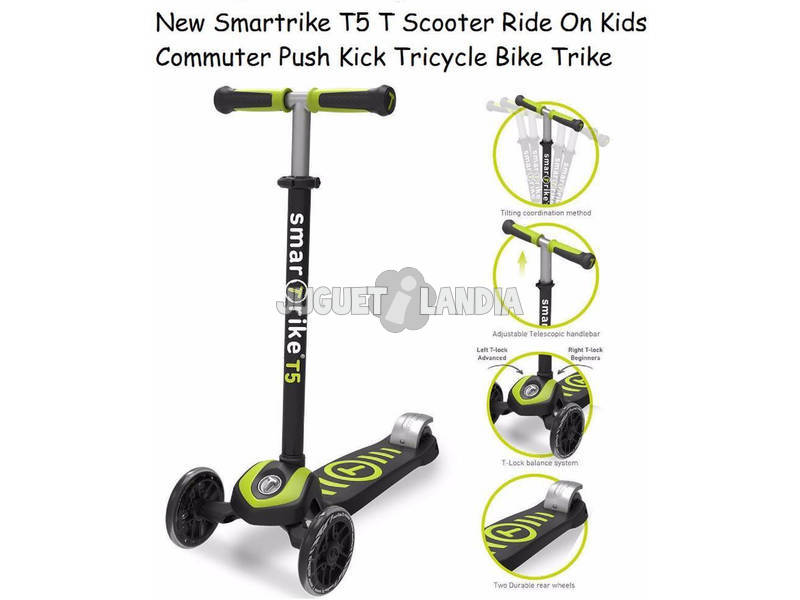 Patinete Scooter Verde 36 Meses Smart Trike