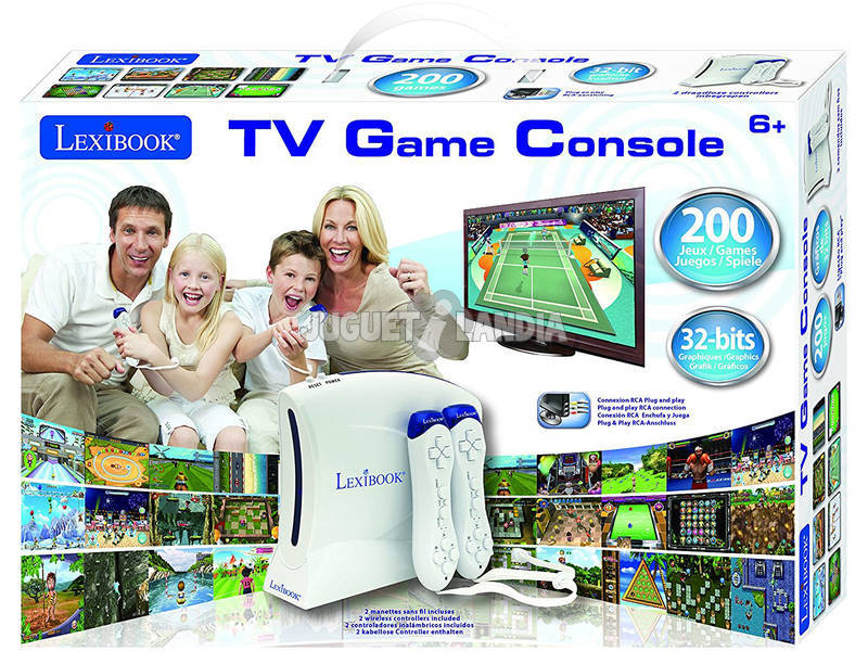 Consola TV Com 200 Jogos Lexibook JG7420