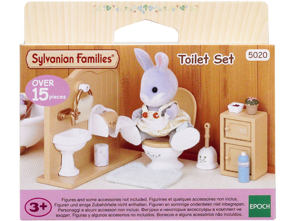 Sylvanian Families Ensemble Toilettes Epoch Pour Imaginer 5020 