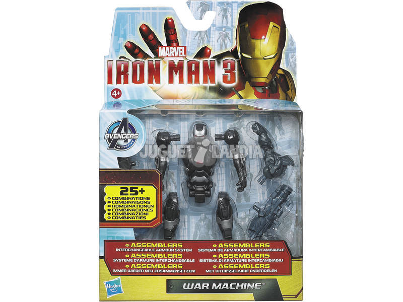 Iron man figuras accion conexion 9 cm.