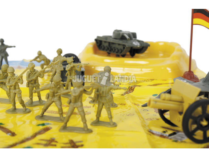 Set Figuras Militares con Accesorios 34 piezas
