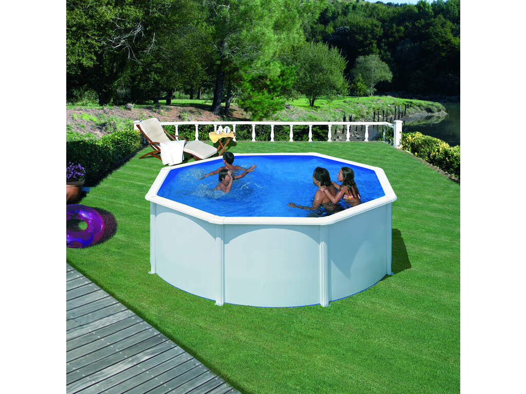 Pool Kreisförmige Fidji 300x120 cm Gre KIT300ECO