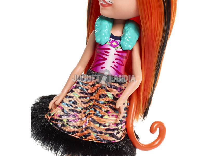 Enchantimals Muñeca Tanzie y Mascota Tigre Mattel FRH39