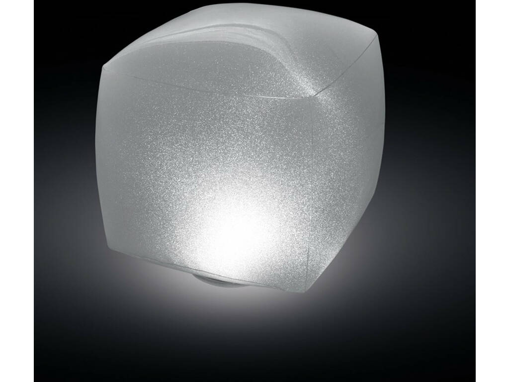 Lampe Flottante LED pour Piscines ou Spas de 22x23x23 cm. Intex 28694