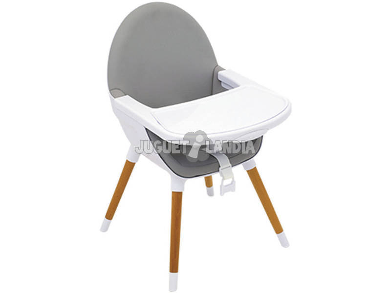Cadeira Elevada Madeira Cinza Claro Olmitos 5200
