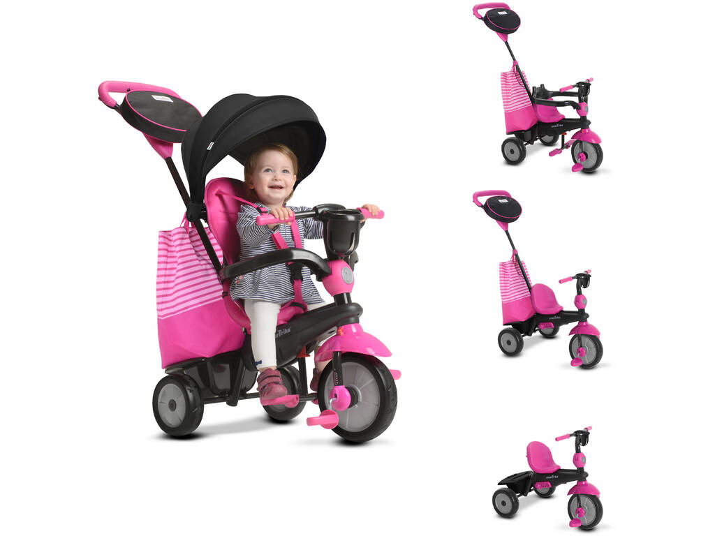 Triciclo 4 in 1 Swing DLX Rosa SmarTrike 6500600