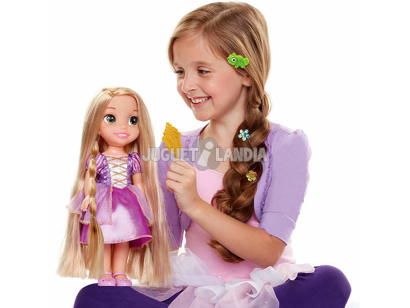 Rapunzel Puppe 35 cm. Glanz und Stil Glop Games 71613 
