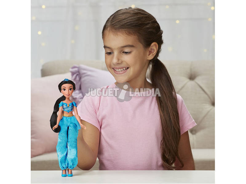 Muñeca Princesas Disney Jasmín Brillo Real Hasbro E4163EU40