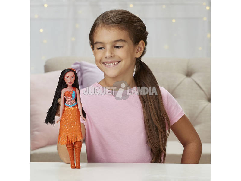 Bambola Principessa Disney Pocahontas Brillo Reale Hasbro E4165EU40