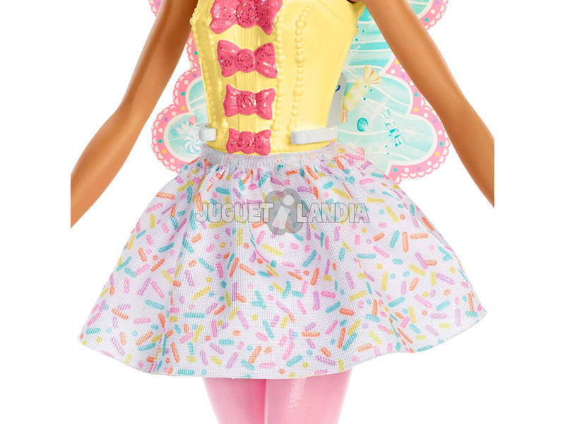 Barbie Dreamtopia Bambola Tema Caramelle Colorate Mattel FXT03