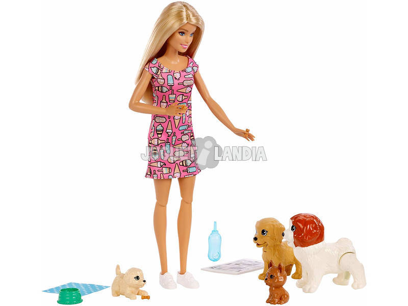 Barbie Guarderie de Petits Chiens Mattel FXH08 