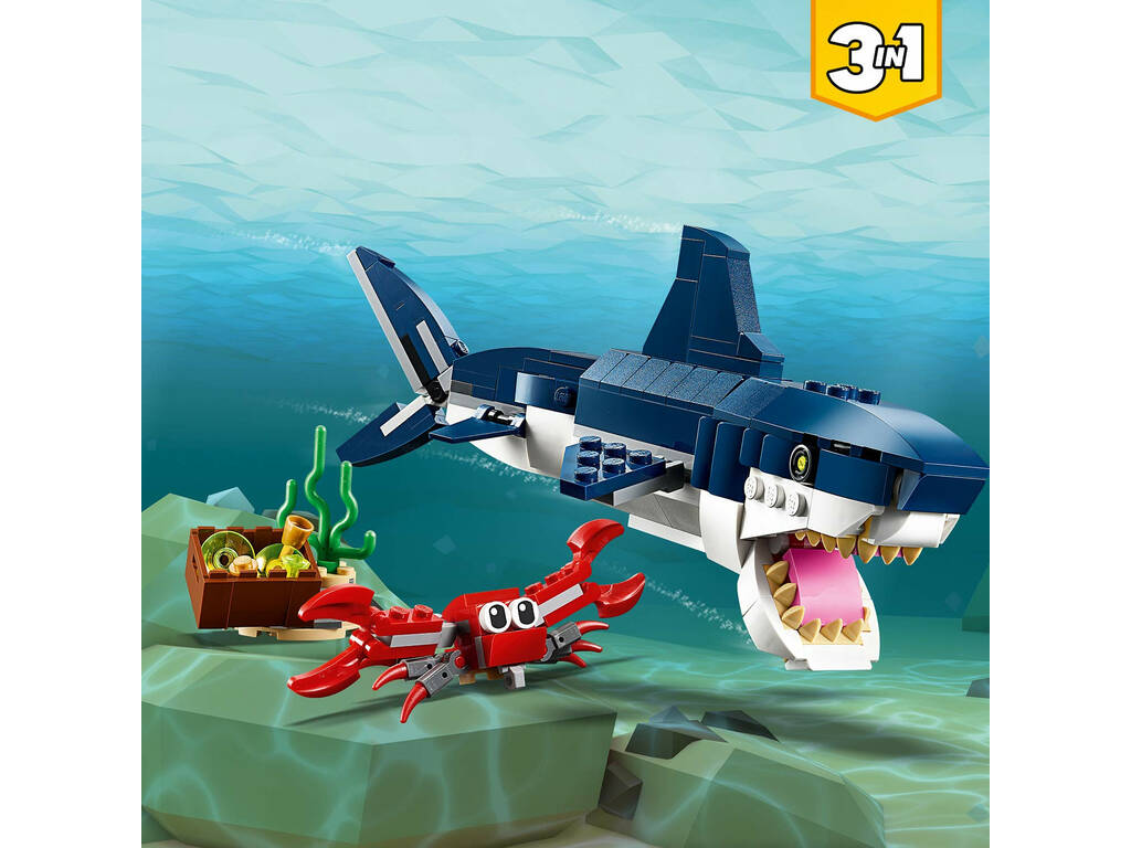 Lego Creator 3 em 1 Criaturas do Fundo Marino 31088