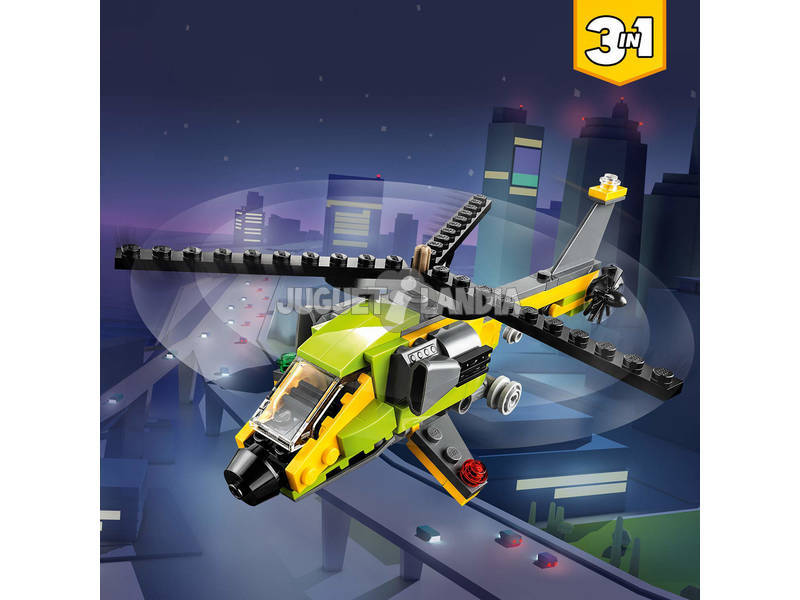 Lego Creator 3 en 1 Aventure en Helicoptère 31092