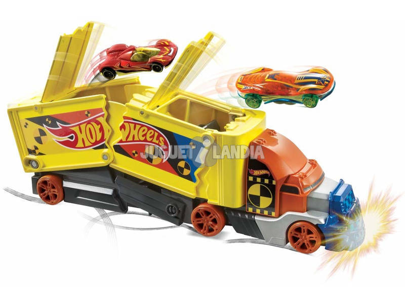 Hot Wheels Camión Super Coches Crashin Rig Jackknife Mattel GCK39