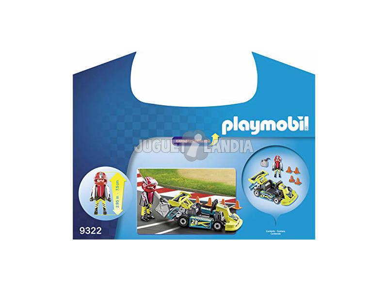 Playmobil Maleta Go Kart 9322