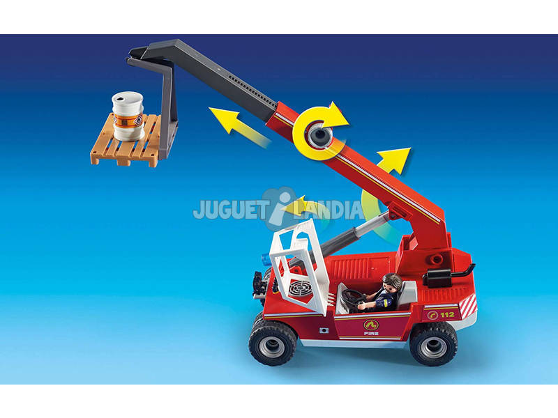Playmobil Bomberos Vehículo Elevador 9465