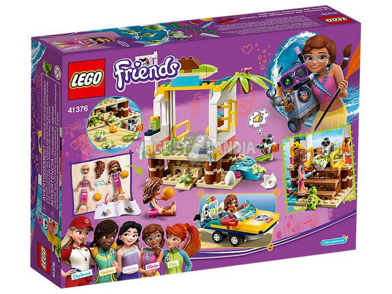 Lego Friends Missão de Resgate Tartarugas 41376