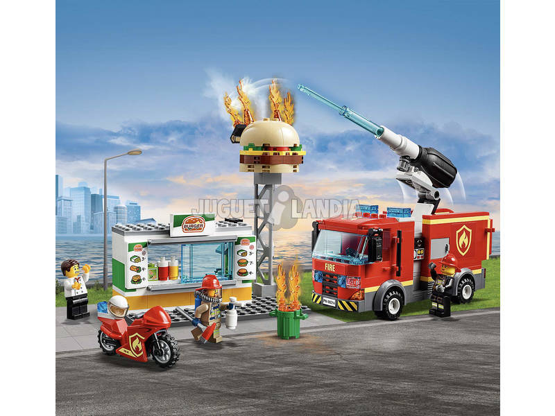 Lego City Fire Sauvetage de l'incendie du Restaurant Burger 60214