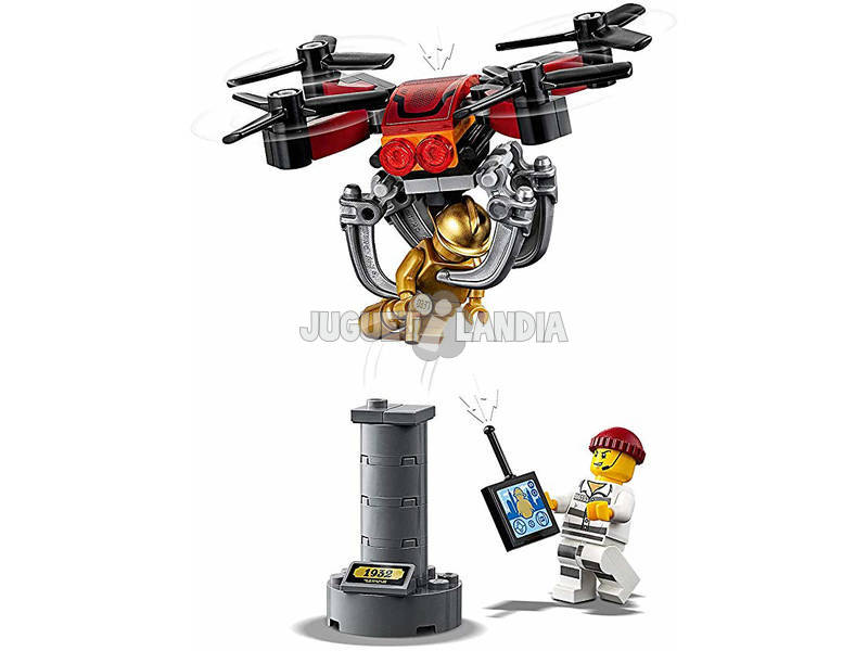 Lego City Polícia Aérea Perseguição de Drone 60207