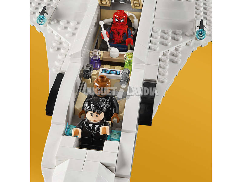 Lego Súper Héroes Spiderman Far From Home Jet Stark y el Ataque Dron 76130