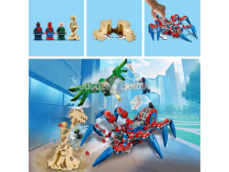 Lego Súper Héroes Araña Reptadora de Spiderman 76114