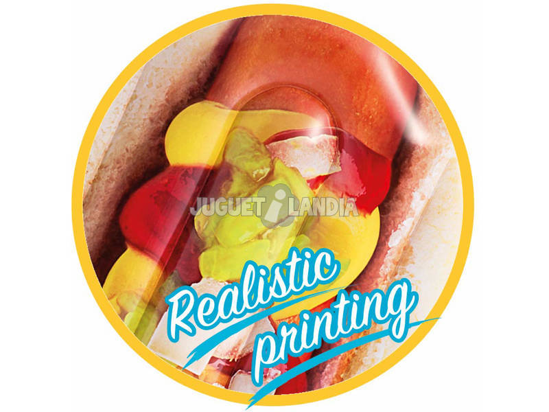 Colchonete Inflável Desenho Hotdog Realista 180x89 cm. Intex 58771