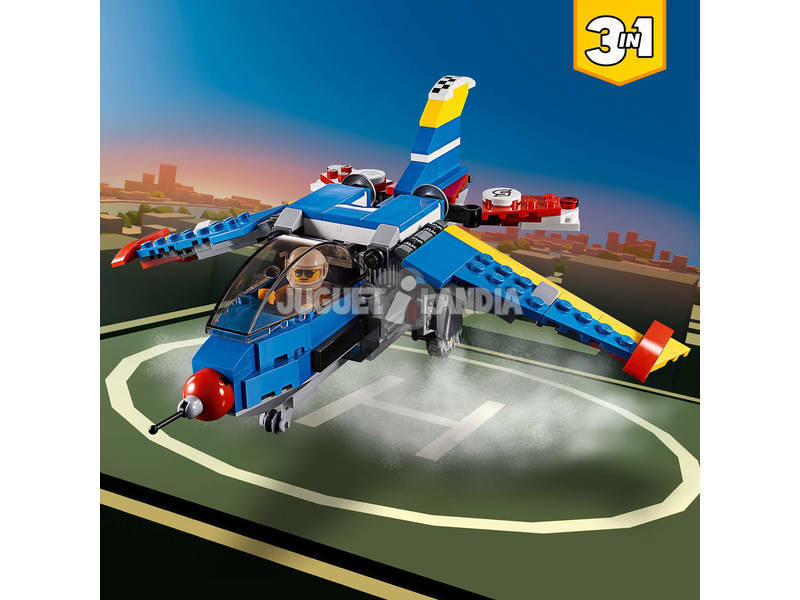 Avión de carreras, 3 en 1 - Lego