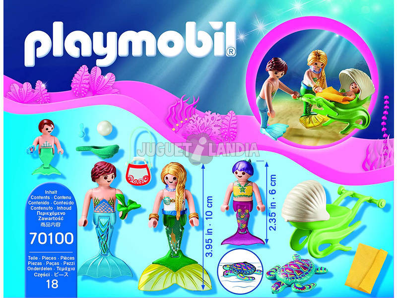 Playmobil Famille avec Poussette Playmobil 70100