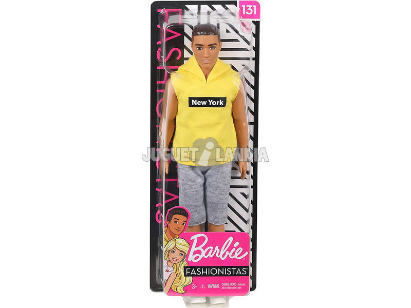 Ken Fashioniste Yellow Hoodie Mattel GDV14