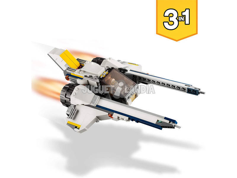 LEGO Creator 3 en 1 31107 Róver Explorador Espacial, astronave o base  espacial - Lego - Comprar en Fnac