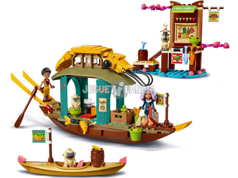 Lego Disney Raya y El Último Dragón Barco de Boun 43185