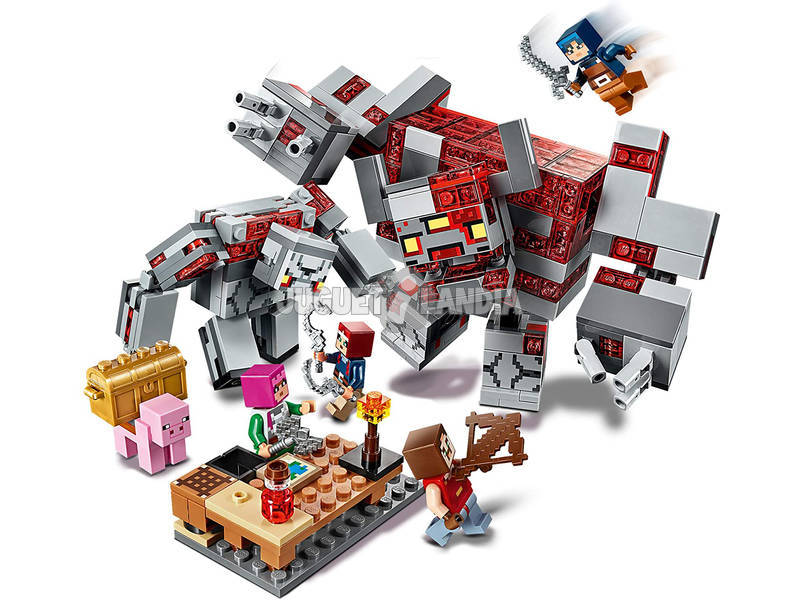Lego Minecraft La Bataille Pour La Pierre Rouge 21163